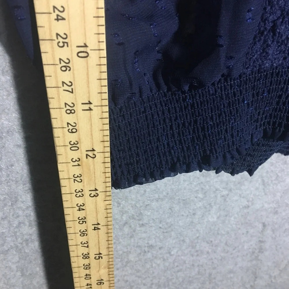 Womens Maurices Blouse Sheer Frilly Feminine Summer Spring Party Formal Girly - Picture 4 of 5